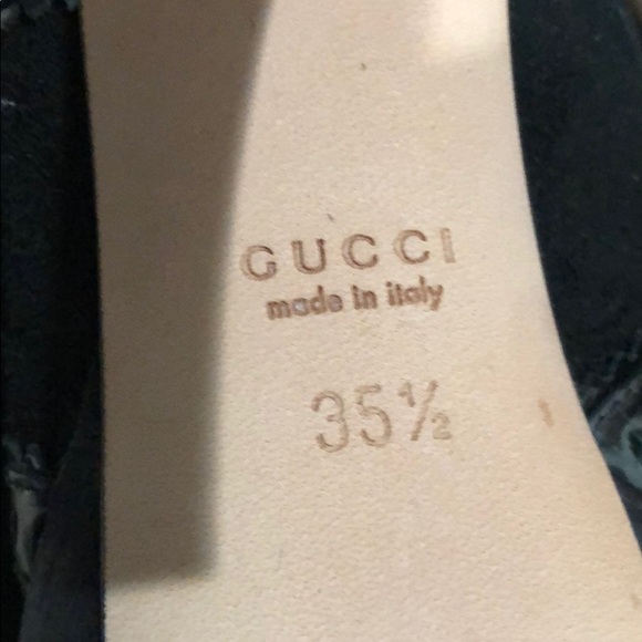 Gucci black leather ankle suede boots - Picture 10 of 15